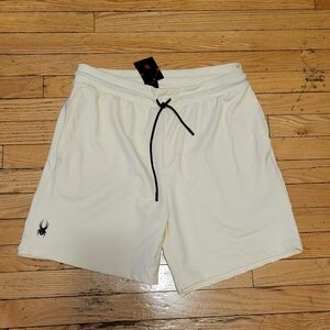 Spyder Men's Athletic Cream Shorts